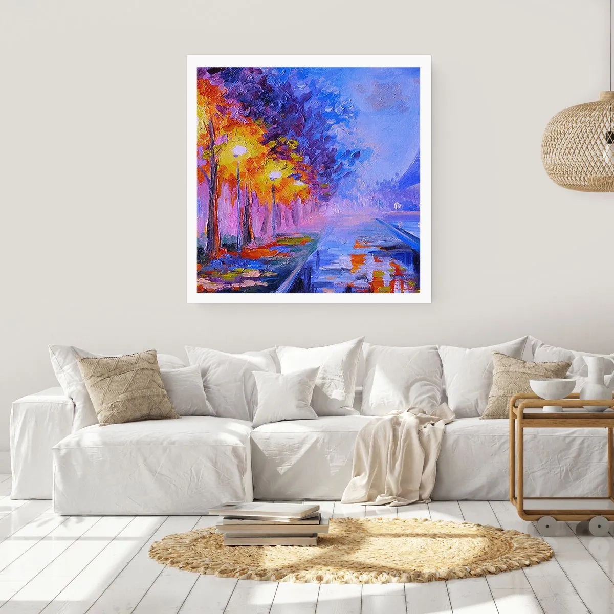 Póster - Un paseo de ensueño - 40x40 cm