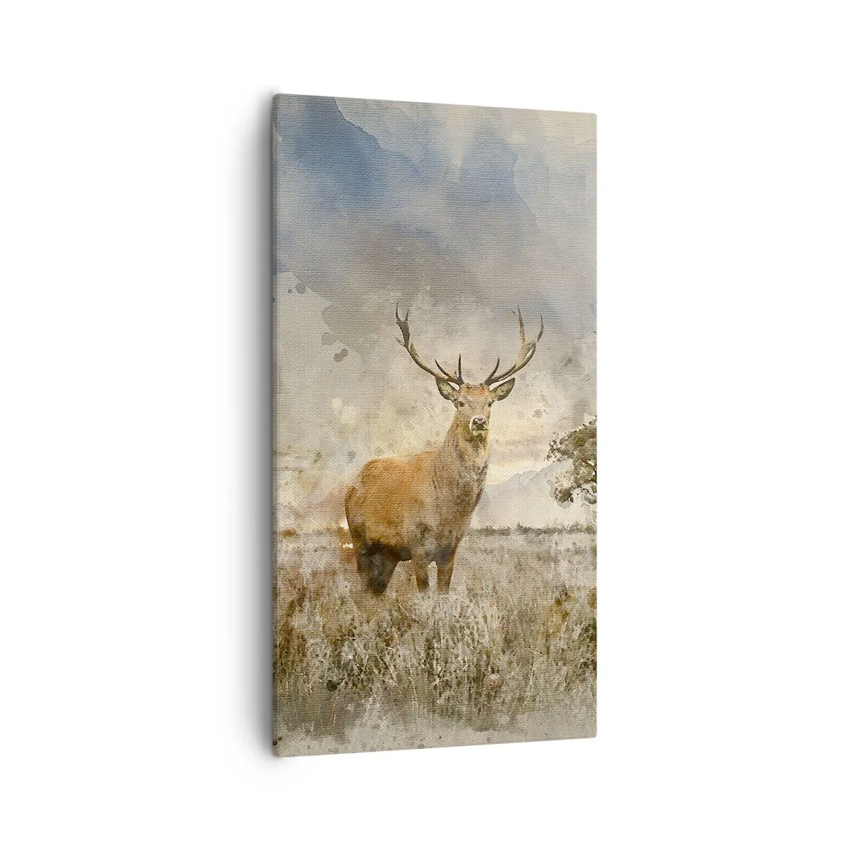 Cuadro sobre lienzo - Impresión de Imagen - Dignidad - fuerza - encanto - 55x100 cm