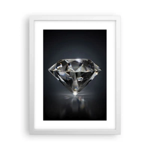 Póster en marco blanco - Riqueza y belleza - 30x40 cm