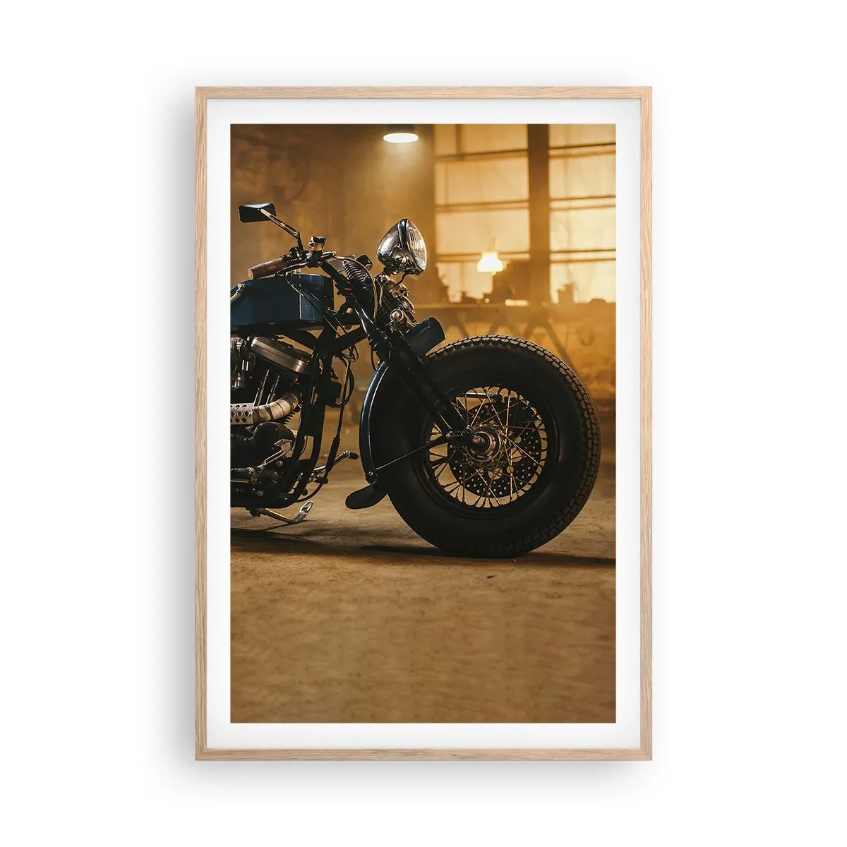 Póster en marco roble claro - Puedo hacer cualquier cosa - 61x91 cm
