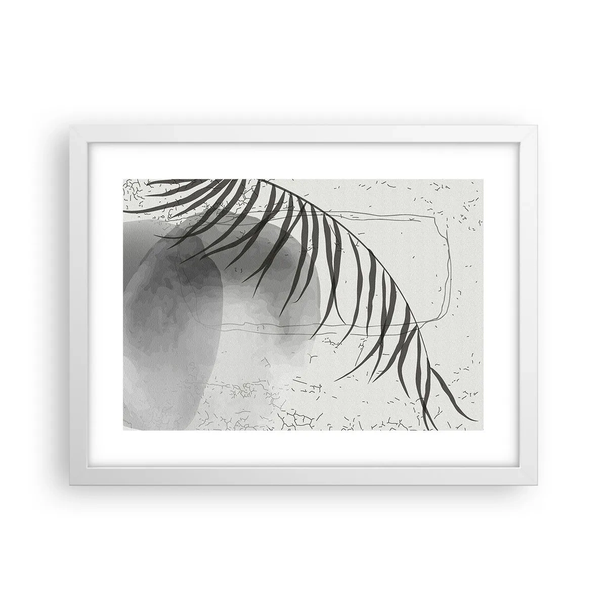 Póster en marco blanco - El sutil exotismo de la naturaleza - 40x30 cm