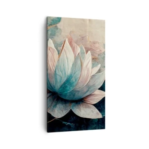 Cuadro sobre lienzo - Impresión de Imagen - Estrellas de lago - 45x80 cm