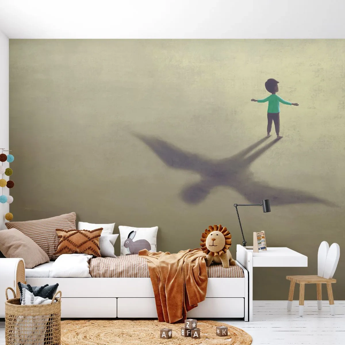 Fotomural Premium Canvas - Héroe del futuro - Abstracción, Fantasía, Pedazo - 250x175 cm