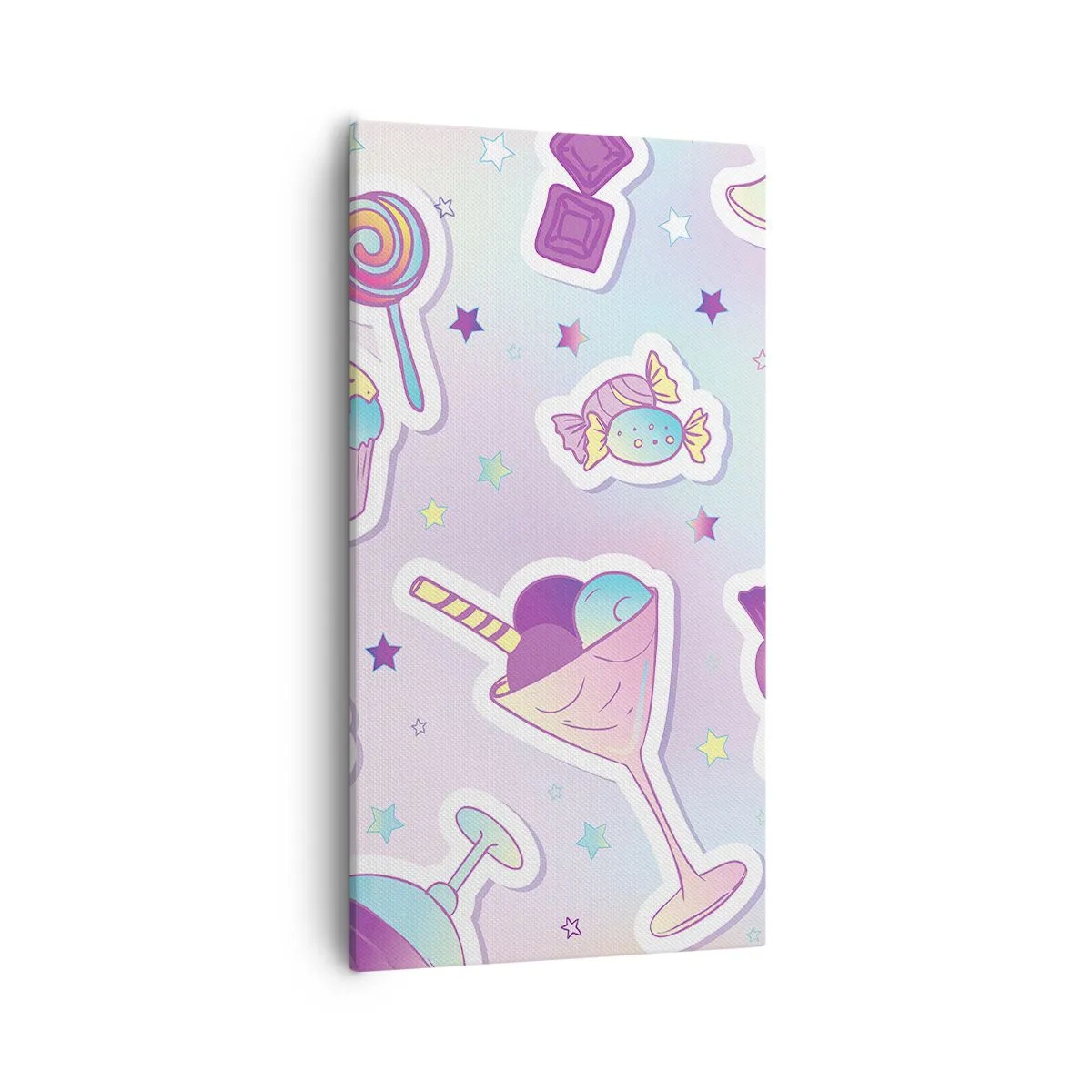 Cuadro sobre lienzo - Impresión de Imagen - Cumplir años todos los días - 55x100 cm