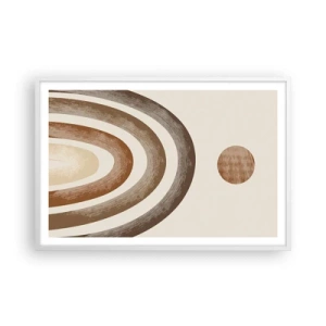 Póster en marco blanco - En otro mundo - 91x61 cm