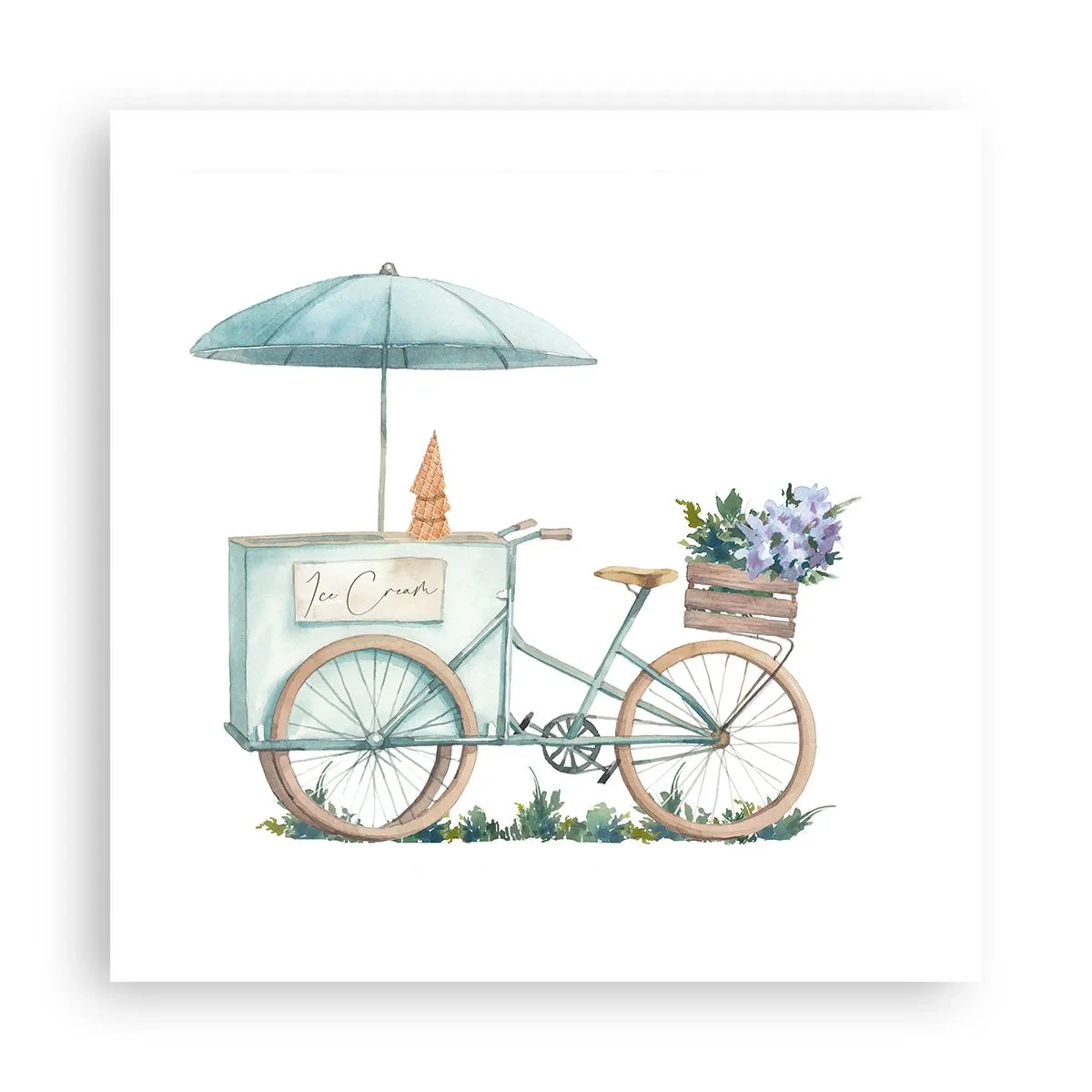 Póster - Dulce recuerdo del verano - 50x50 cm