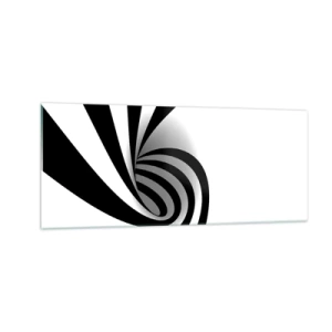 Cuadro sobre vidrio - Impresiones sobre Vidrio - Y sin embargo, gira - 100x40 cm
