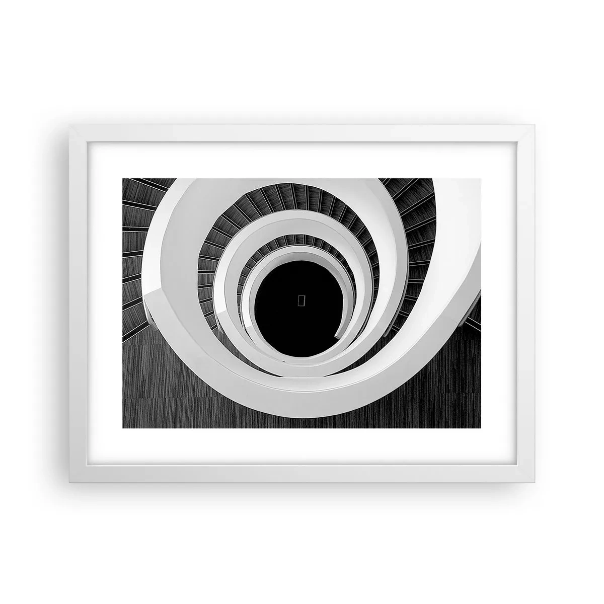 Póster en marco blanco - Hacia el origen - 40x30 cm