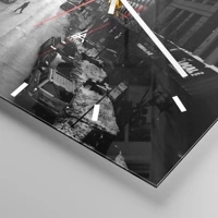 Esfera sin numeración, con rayas