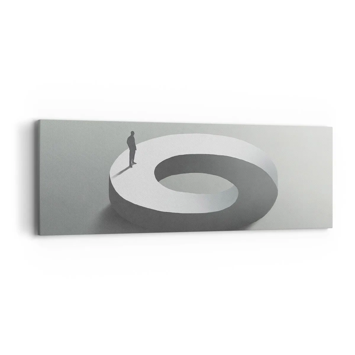 Cuadro sobre lienzo - Impresión de Imagen - Ser sabio no es una labor sencilla - 90x30 cm