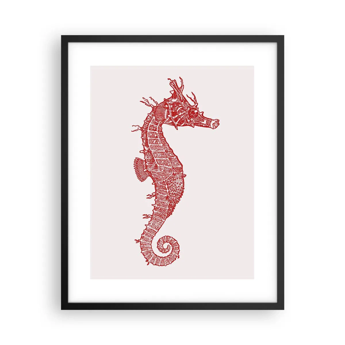 Póster en marco negro - Una intrincada creación - 40x50 cm