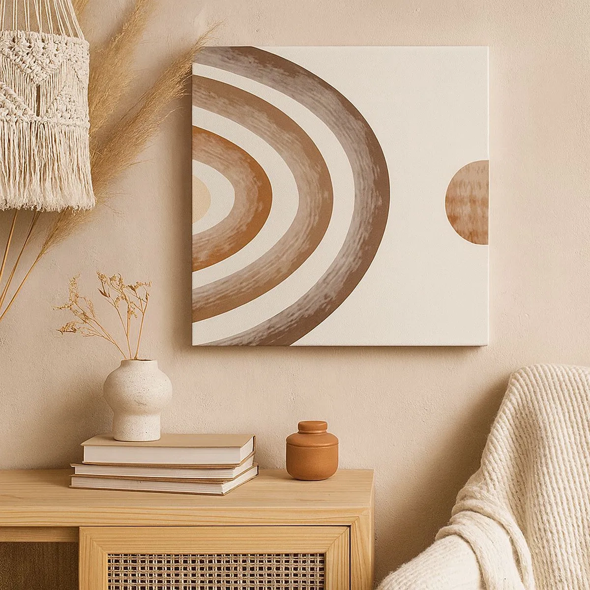 Cuadro sobre lienzo - Impresión de Imagen - En otro mundo - 30x30 cm