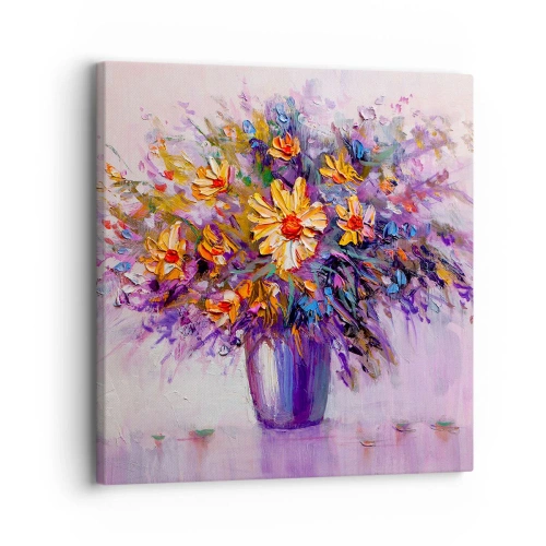 Cuadro sobre lienzo - Impresión de Imagen - Huele dulce, parece dulce - 30x30 cm