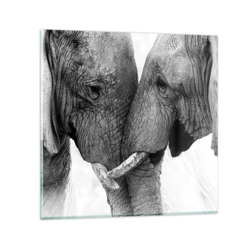 Cuadro sobre vidrio - Impresiones sobre Vidrio - Una confesión sincera - 70x70 cm