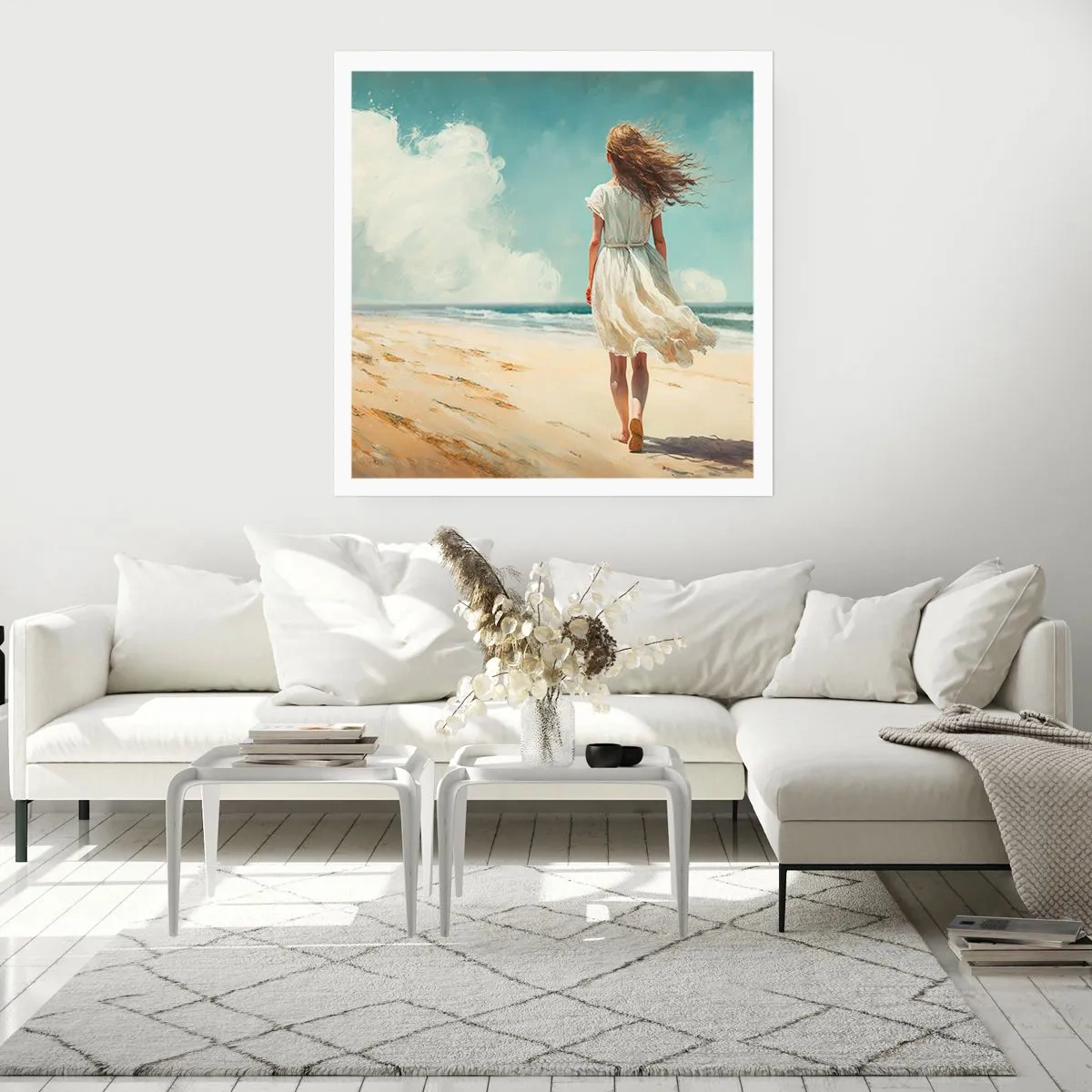 Póster - Al encuentro del sol y del viento - 60x60 cm