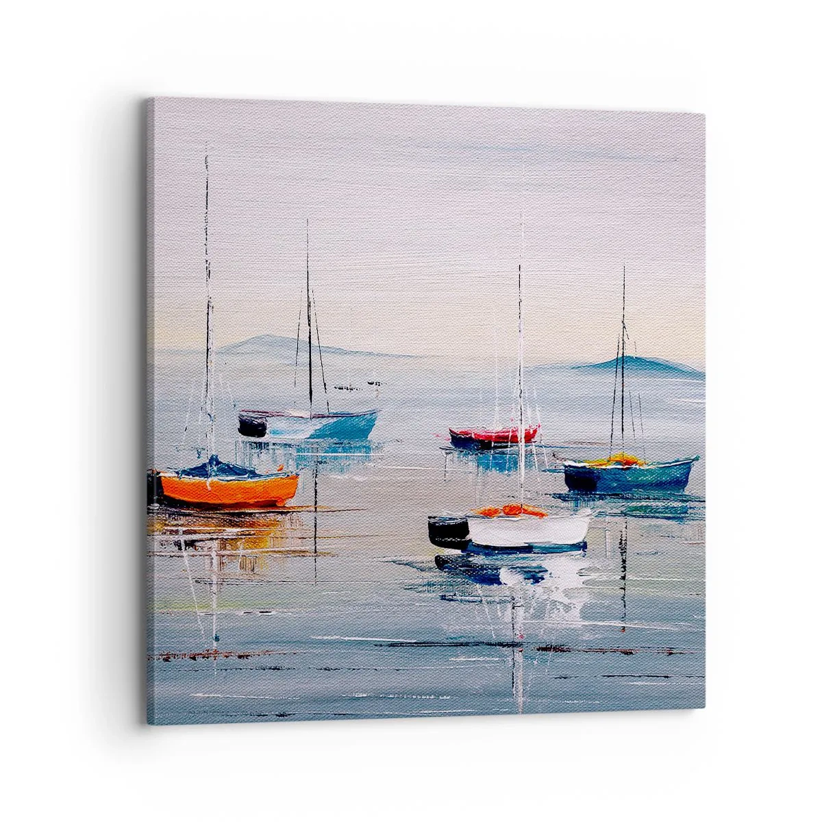 Cuadro sobre lienzo - Impresión de Imagen - Un más que merecido descanso - 70x70 cm