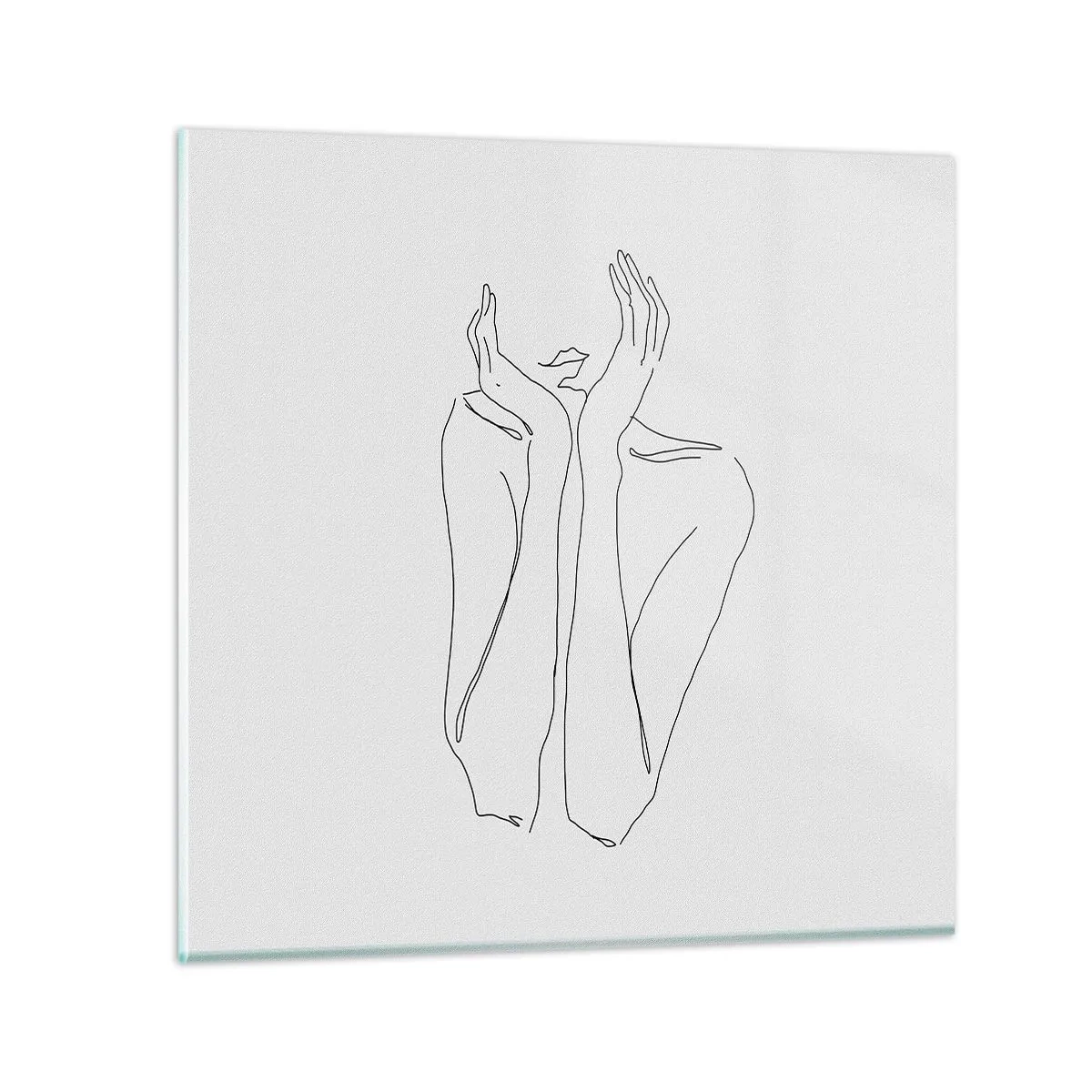 Cuadro sobre vidrio - Impresiones sobre Vidrio - Con qué sueñan las mujeres - 60x60 cm