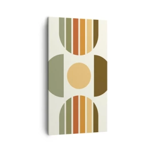 Cuadro sobre lienzo - Impresión de Imagen - Los tonos de la tierra - 45x80 cm