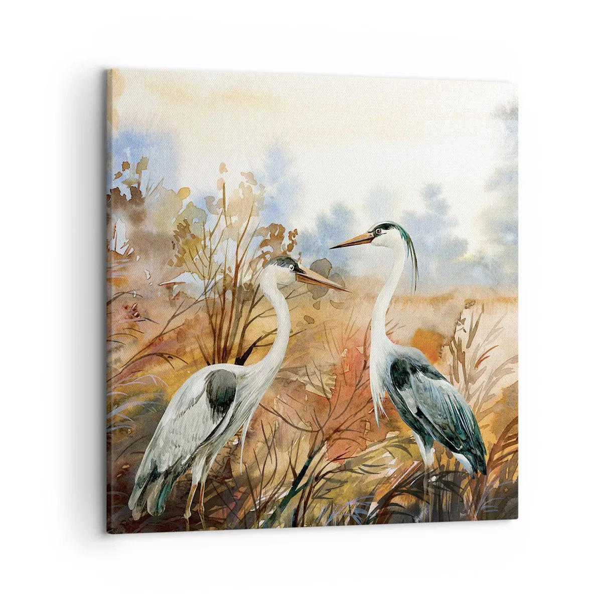 Cuadro sobre lienzo - Impresión de Imagen - ¿A dónde nos dirigimos en otoño? - 50x50 cm