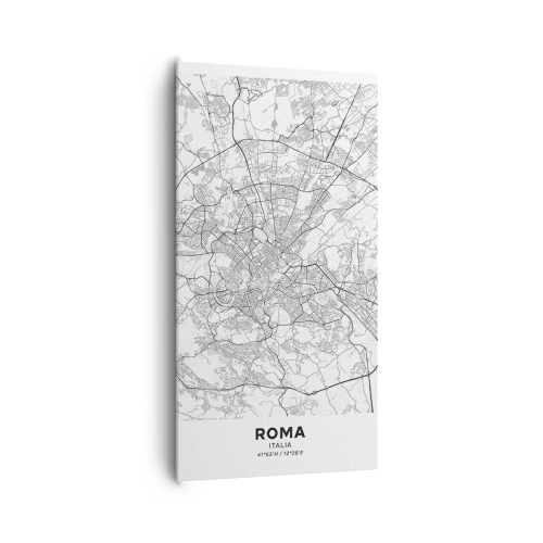 Cuadro sobre lienzo - Impresión de Imagen - El círculo romano - 65x120 cm