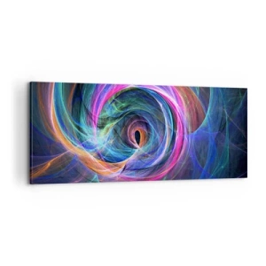 Cuadro sobre lienzo - Impresión de Imagen - ¿Dónde me llevarás? - 100x40 cm