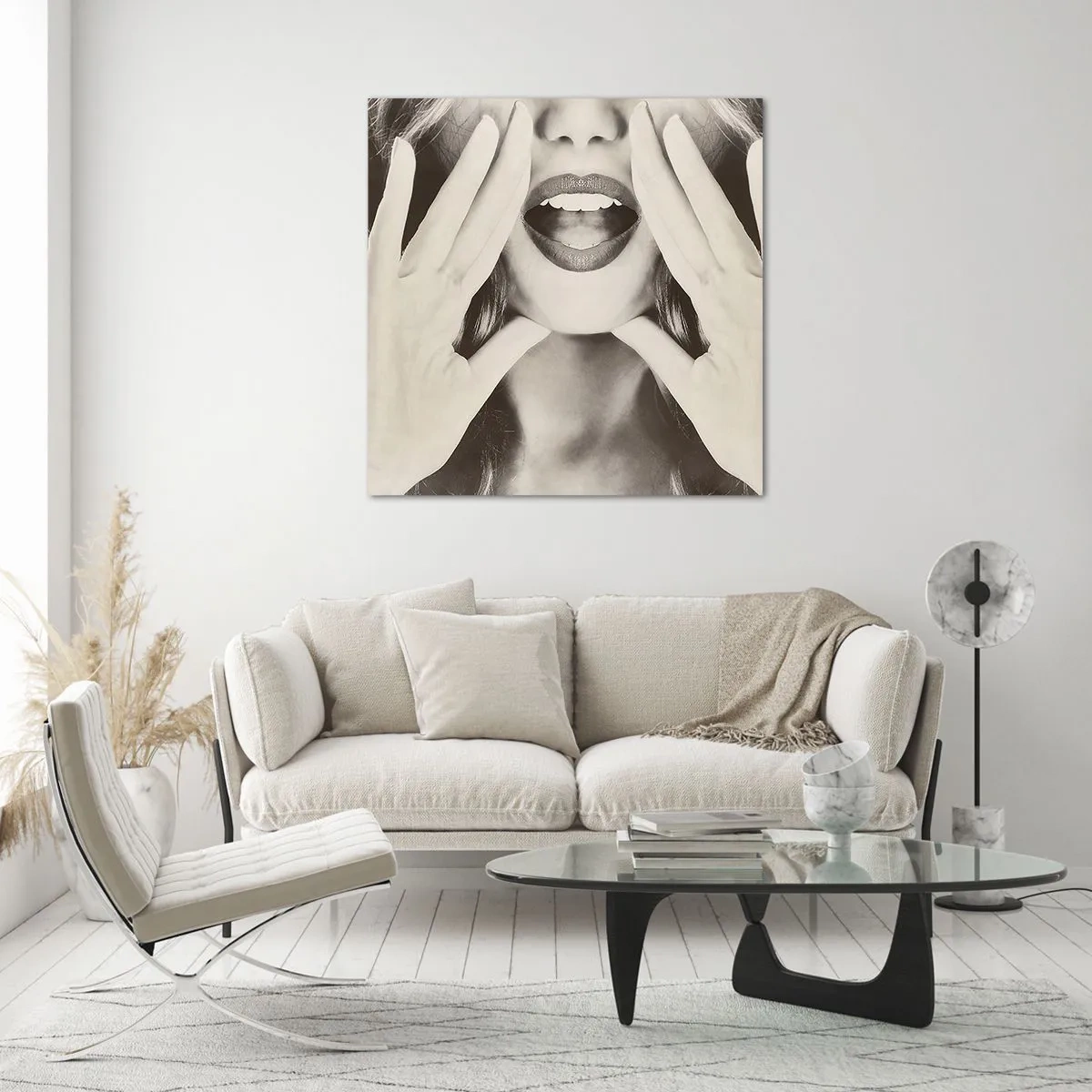 Cuadro sobre vidrio - Impresiones sobre Vidrio - ¡Ya estoy en camino! - 70x70 cm