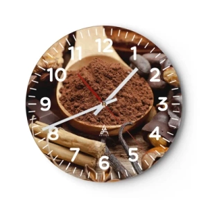 Reloj de pared - Reloj de vidrio - Lo mejor para las penas - 40x40 cm