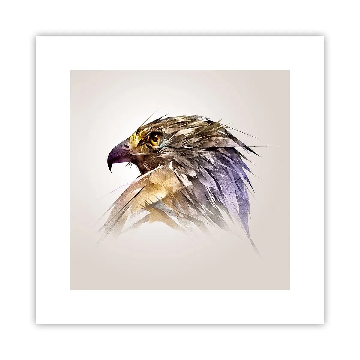 Póster - Retrato de un guerrero - 30x30 cm