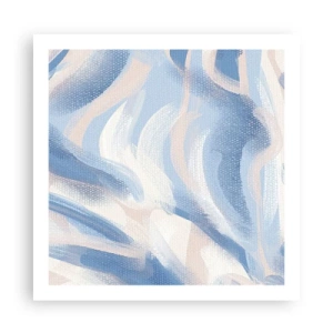 Póster - Ondas azules - 60x60 cm