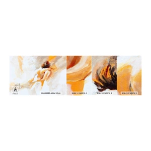 Muestra de fotomural autoadhesivo Deluxe Sticker - En un cielo de cercanía - Pedazo, Pareja enamorada, Amar - 100x30 cm
