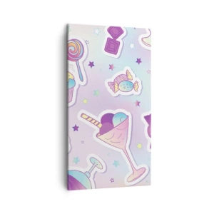 Cuadro sobre lienzo - Impresión de Imagen - Cumplir años todos los días - 45x80 cm