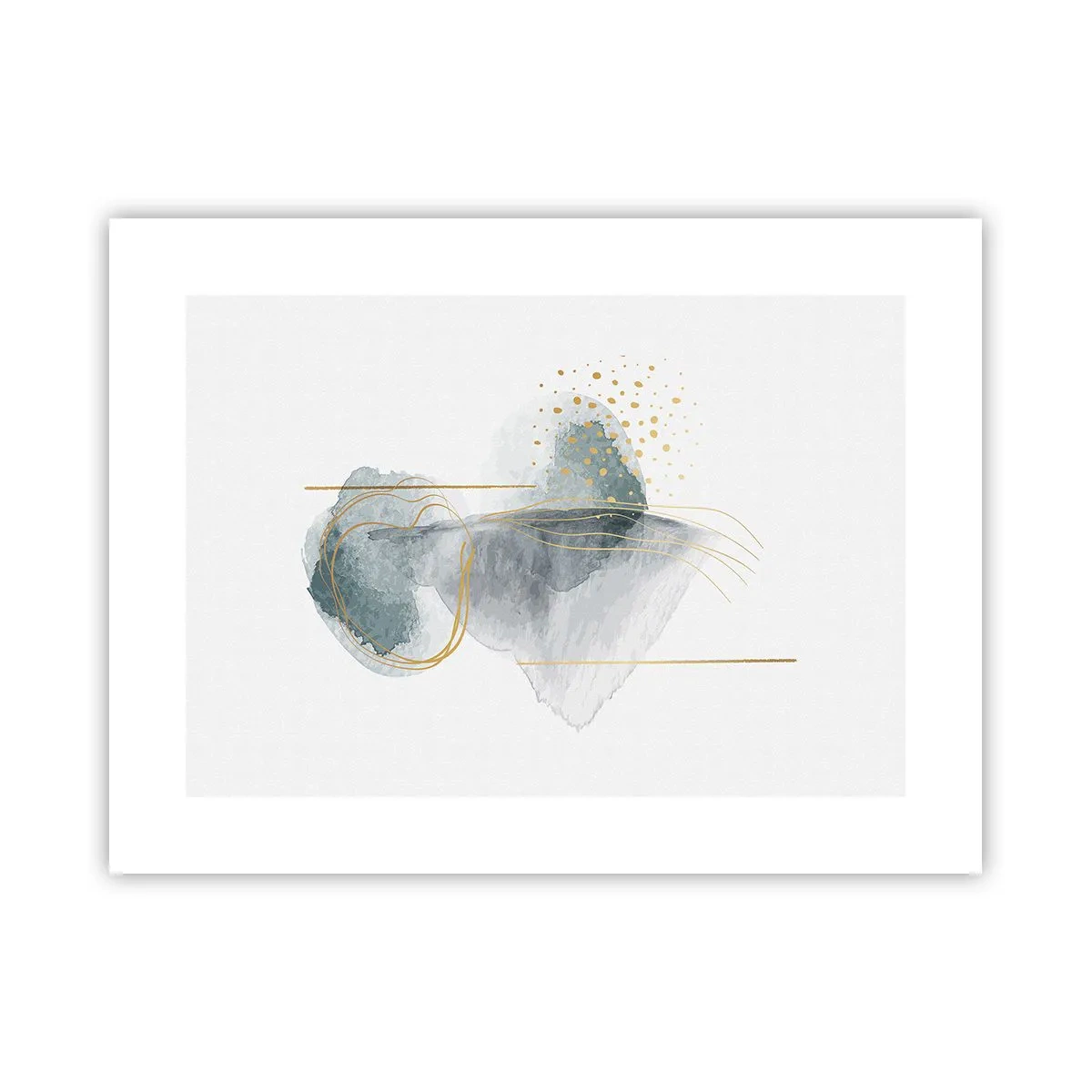 Póster - Sobre la relación entre el gris y el oro - 40x30 cm