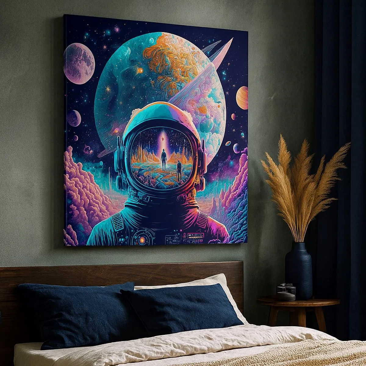 Cuadro sobre lienzo - Impresión de Imagen - Sueños de niño - 30x30 cm