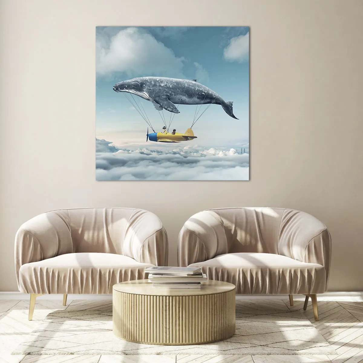 Cuadro sobre vidrio - Impresiones sobre Vidrio - ¿Por qué no? - 50x50 cm