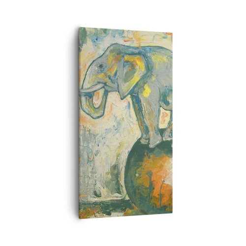 Cuadro sobre lienzo - Impresión de Imagen - ¡Viva el circo! - 55x100 cm