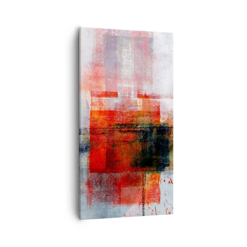 Cuadro sobre lienzo - Impresión de Imagen - Composición brillante - 55x100 cm