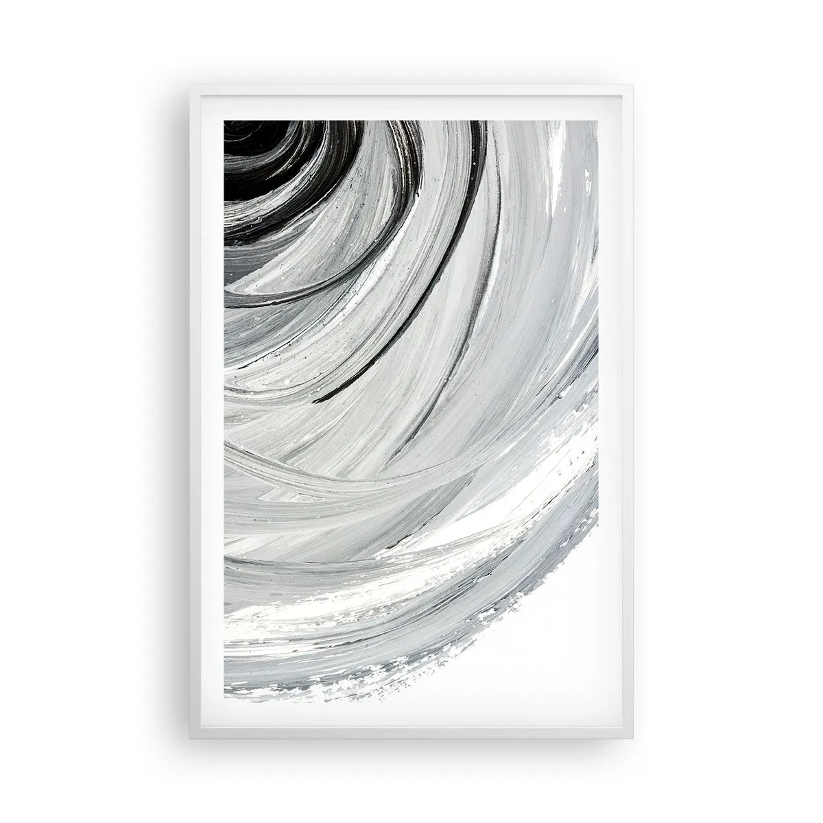 Póster en marco blanco - Composición orbital - 61x91 cm