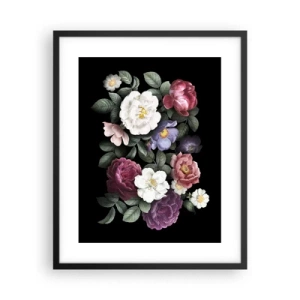 Póster en marco negro - De un jardín inglés - 40x50 cm
