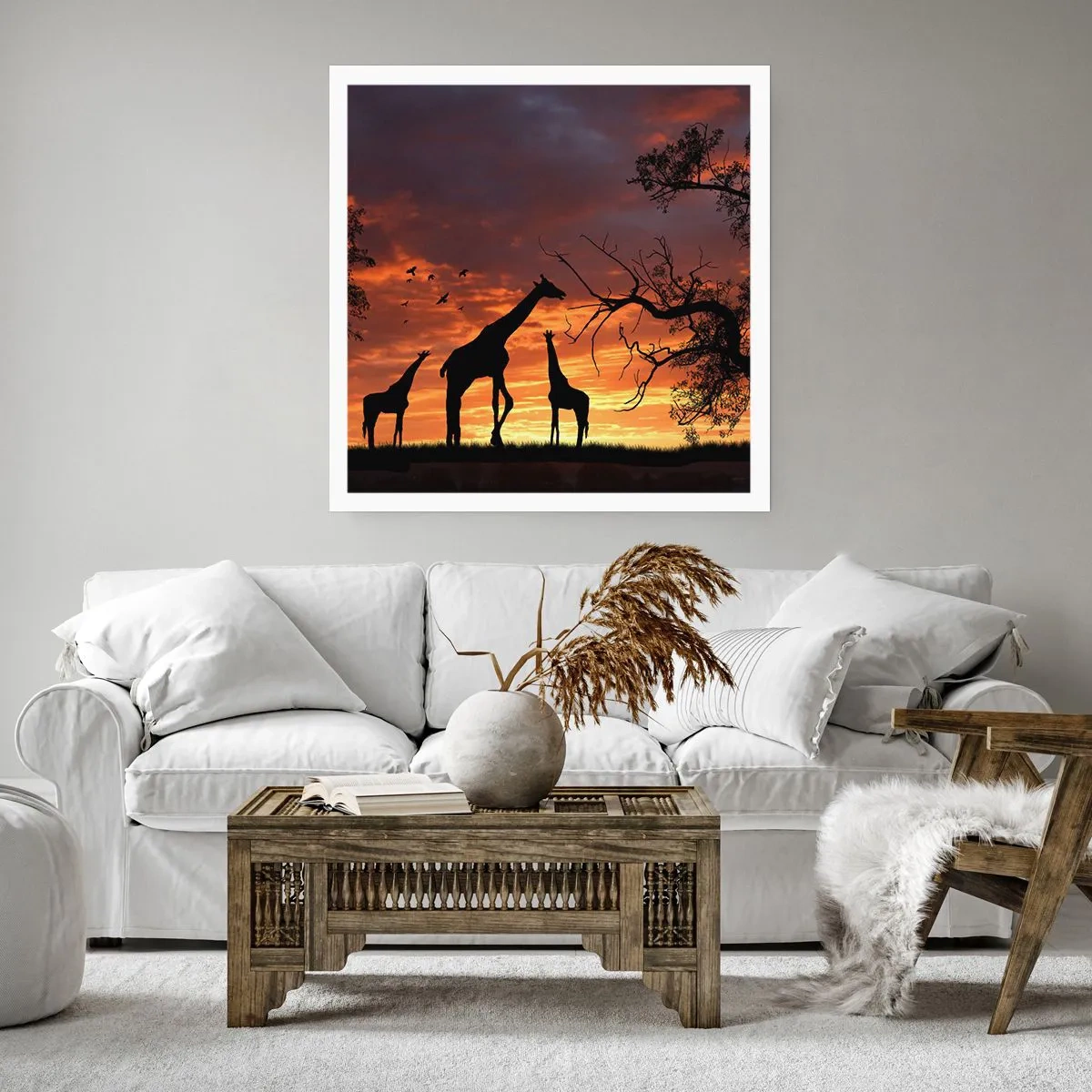 Póster - Una pequeña cena con tus seres queridos - 30x30 cm
