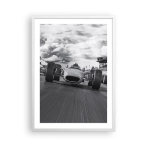 Póster en marco blanco - ¡Hay poder! - 50x70 cm