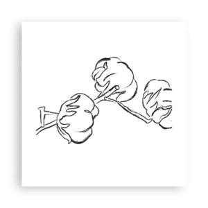 Póster - Plumón de algodón - 40x40 cm