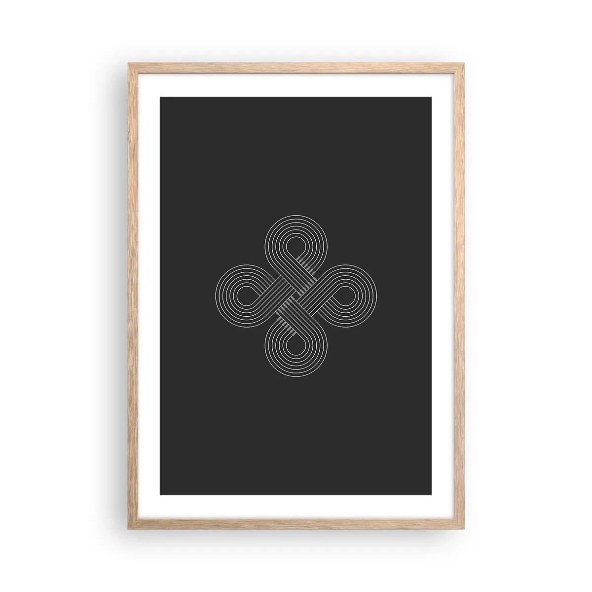Póster en marco roble claro - El espíritu celta - 50x70 cm