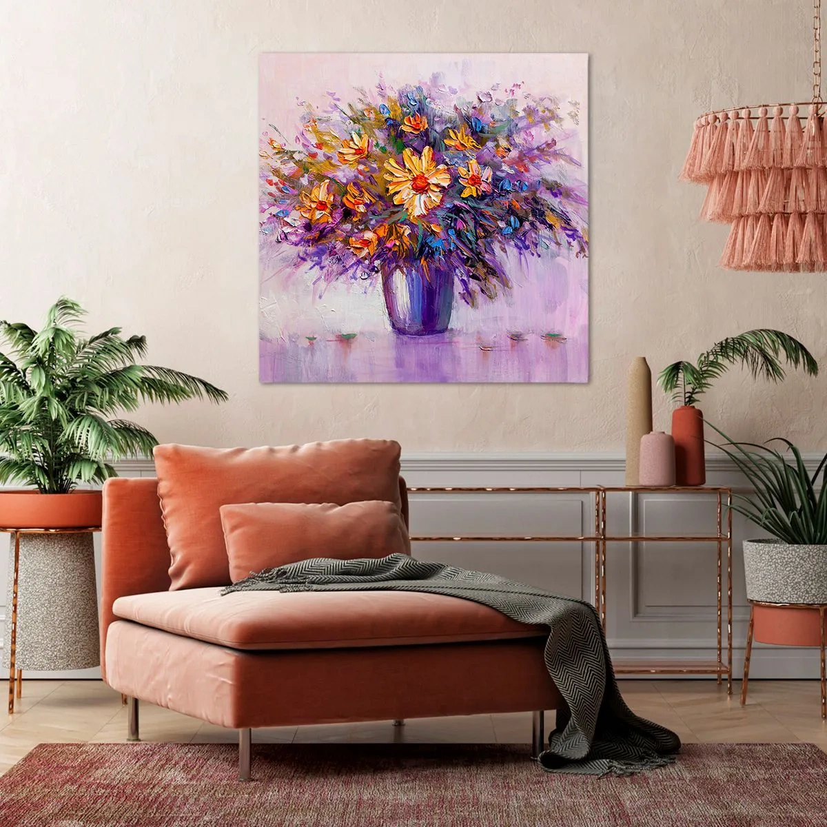 Cuadro sobre lienzo - Impresión de Imagen - Huele dulce, parece dulce - 60x60 cm