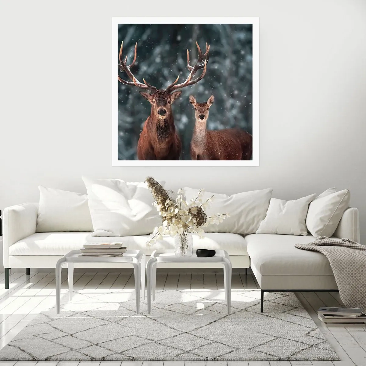 Póster - El señor y la señora del bosque - 40x40 cm