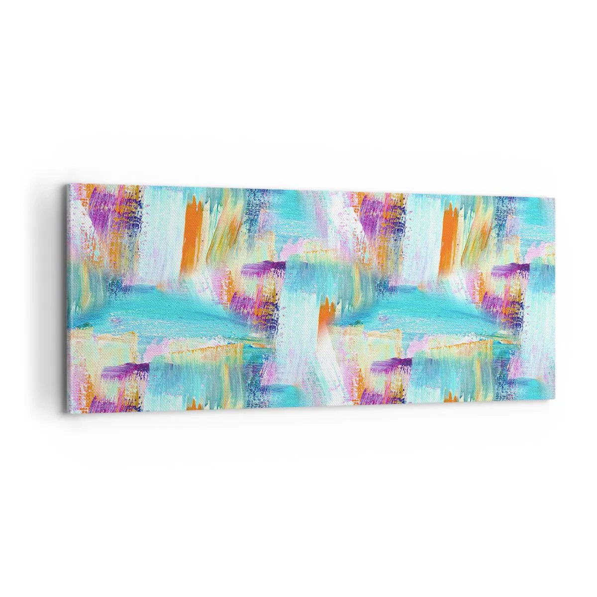 Cuadro sobre lienzo - Impresión de Imagen - Un alegre traductor de garabatos - 100x40 cm