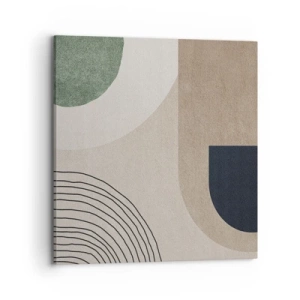 Cuadro sobre lienzo - Impresión de Imagen - La delicadeza de un óvalo - 70x70 cm