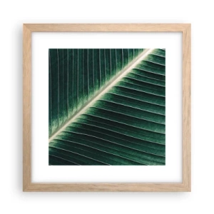 Póster en marco roble claro - El ritmo de la naturaleza - 30x30 cm