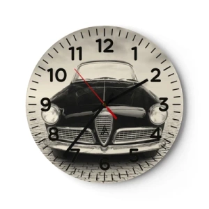 Reloj de pared - Reloj de vidrio - ¿Y cómo no quererme? - 30x30 cm