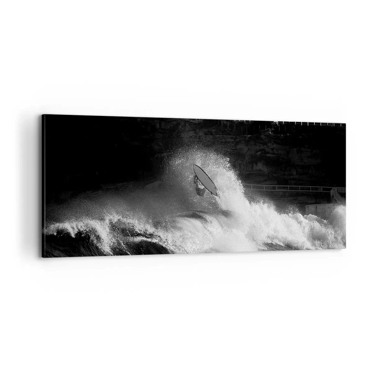 Cuadro sobre lienzo - Impresión de Imagen - Desafío aceptado - 100x40 cm
