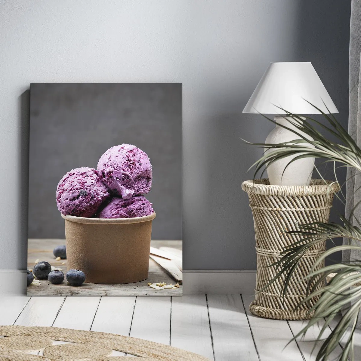 Cuadro sobre lienzo - Impresión de Imagen - Dulzura y frescor - 55x100 cm